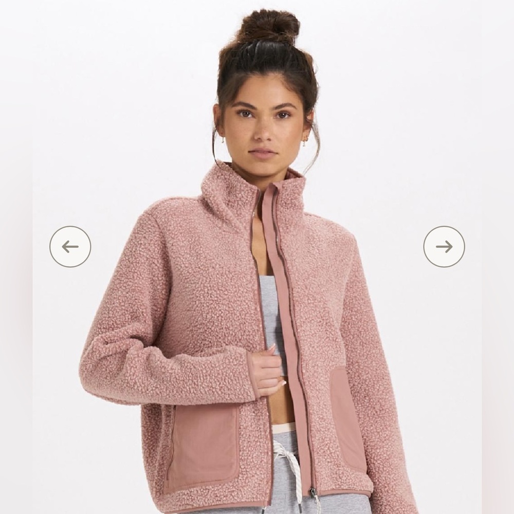 Pink Vuori Sherpa Jacket